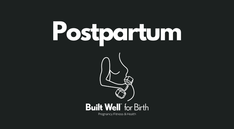 Built Well™ for Birth | Postpartum Workshop